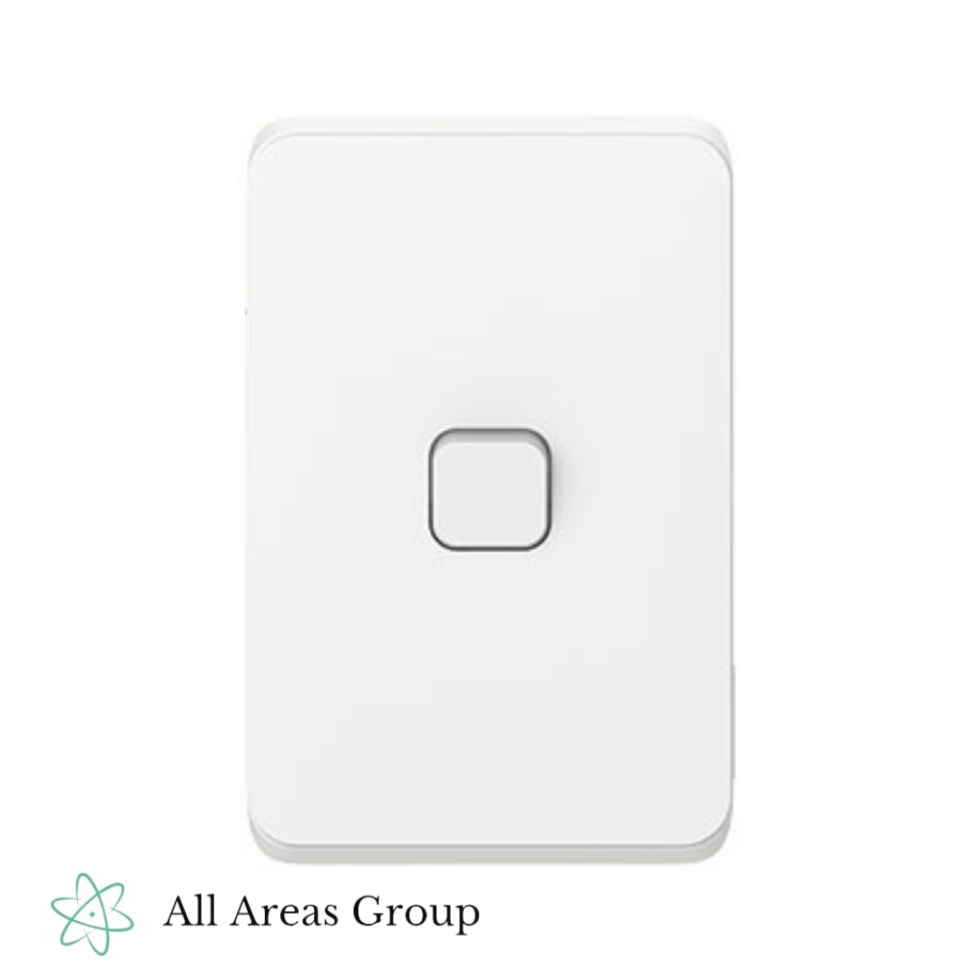 Clipsal Iconic 3041VA-VW Light Switch (Vert)