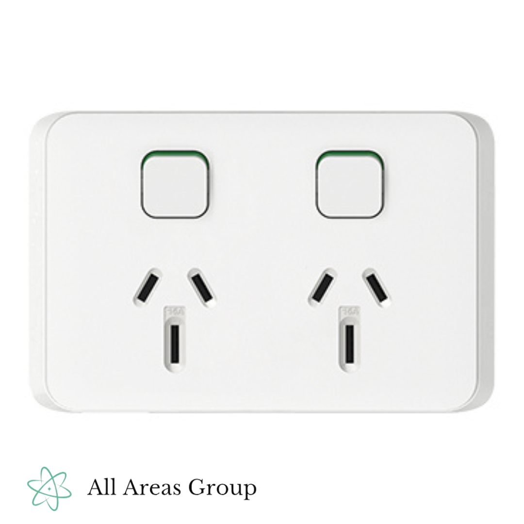 Clipsal Iconic 15A Double GPO – VW