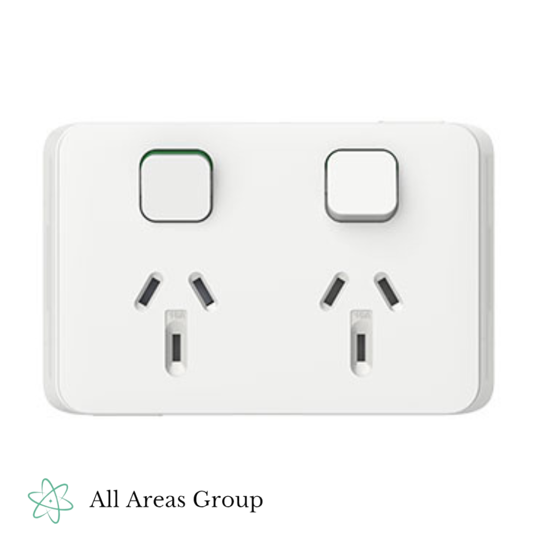 Clipsal Iconic Double Power Point – VW