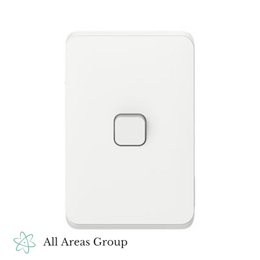 Clipsal Iconic 3041VA-VW Light Switch (Vert)